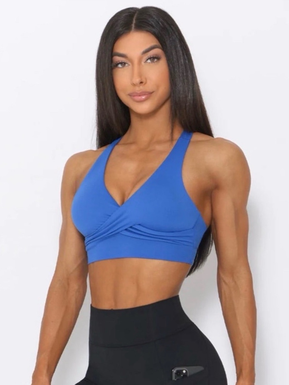 Bombshell Sportswear Twisted
Front Royal Blue Sports Bra
